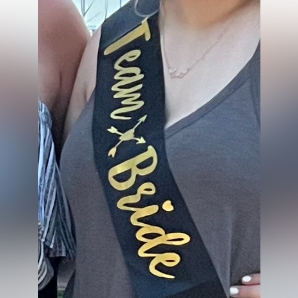 Team Bride Sashes